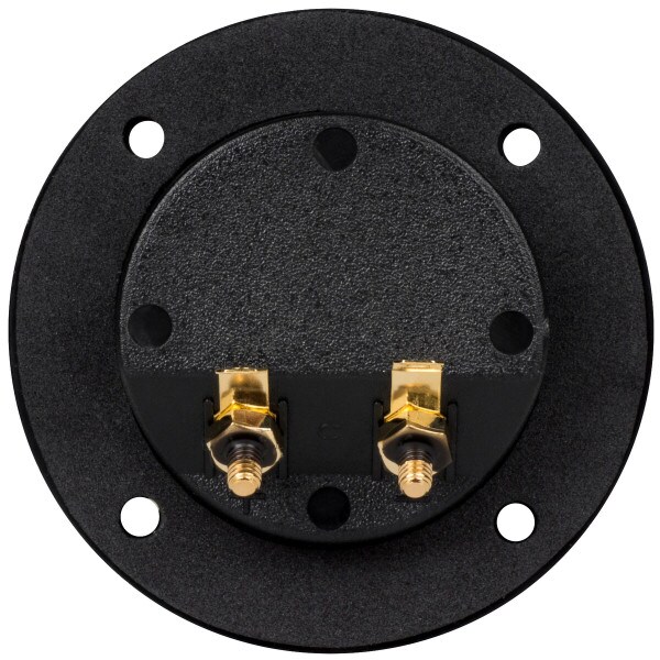 Main product image for Round Speaker Terminal 2-15/16" Gold Spring-Loaded 260-276